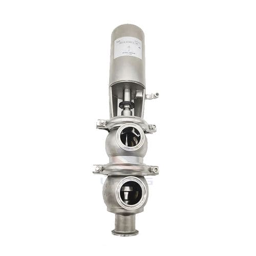 Valvola pneumatica - Wenzhou Lihong Machinery TECHNOLOGY Co., LTD - con deviatore / per acqua / per prodotti chimici
