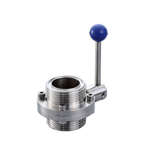 Valvola a farfalla - Wenzhou Lihong Machinery TECHNOLOGY Co., LTD - manuale / per latticini / per bevande