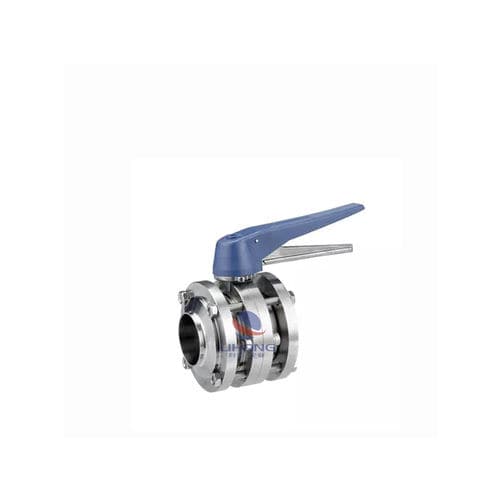 Valvola a farfalla - Wenzhou Lihong Machinery TECHNOLOGY Co., LTD - manuale / per bevande / per applicazioni alimentari