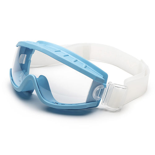 Occhiali di protezione a maschera in policarbonato - 619 - UNIVET - in PVC / in nylon / avvolgente