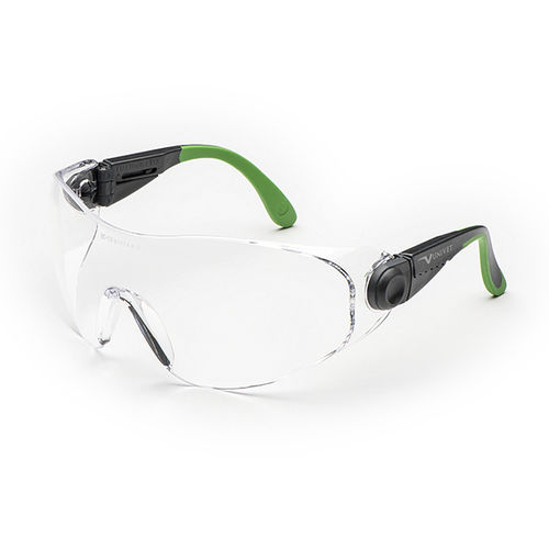 Occhiali di protezione a maschera meccanico - 529 series - UNIVET - in policarbonato / in gomma / antiappanante