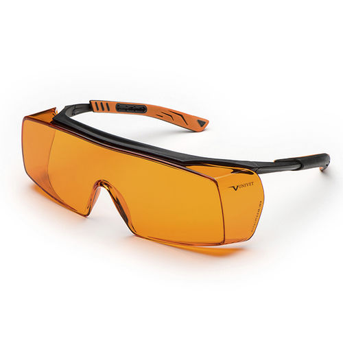Occhiali di protezione a maschera UV - 5X7 UV525 MED - UNIVET - meccanico / in policarbonato / in nylon
