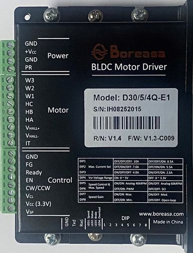 Comando di motore con controllore integrato - D30/5/4Q-E1 - Boreasa Technologies Co., Ltd - BLDC