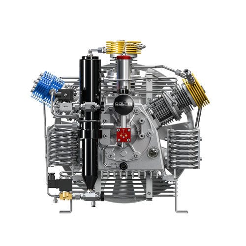 Gruppo compressore di gas - Ace III HE Zero Loss - AEROTECNICA COLTRI S.p.A. - a pistone / con trasmissione a cinghia / stazionario