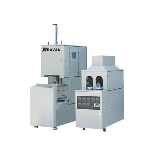 Stiro-soffiatrice - BR-20L - Ningbo Bravan Machinery Co.,Ltd - per PET / per bottiglie PET / semiautomatica