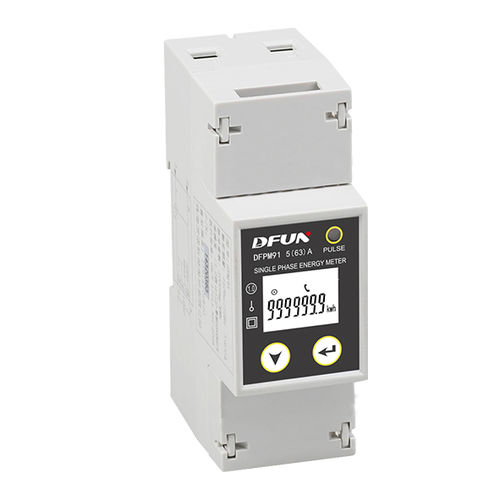 Contatore di energia elettrica monofase - DFPM91  - DFUN (ZHUHAI) CO.,LTD. - su guida DIN / 50 Hz / RS-485
