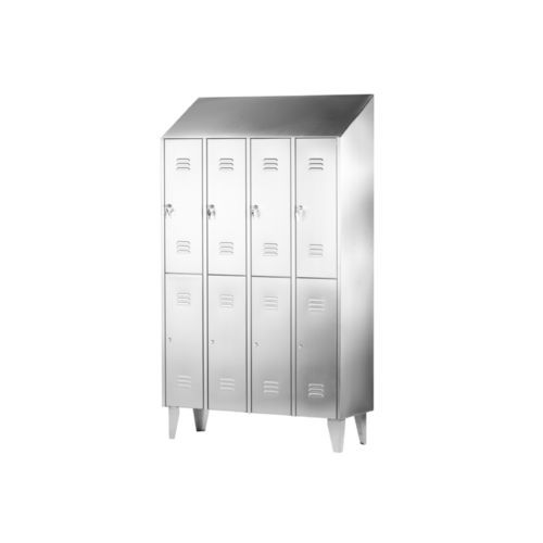 Armadio spogliatoio ad uso industriale - LK series - INOXSIS - in acciaio inossidabile