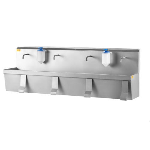 Lavabo lavamani - HW2 series - INOXSIS - da laboratorio / con montaggio a parete