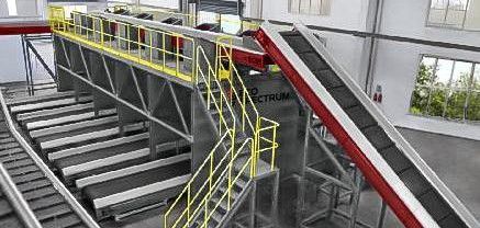 Sistema di smistamento per l'industria automobilistica - SK-80 - Eco-Spectrum LLC - per il riciclaggio / per il riciclaggio di plastica / per l'industria agroalimentare