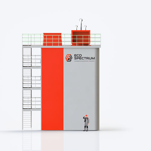 Caldaia ad acqua calda - GEOTHERM WGB (V) 68,9 - Eco-Spectrum LLC - a gas / a tubi d'acqua / verticale