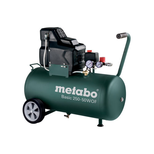 Compressore a pistone - BASIC 250-50 W OF  - Metabowerke - d'aria / mobile / senza olio
