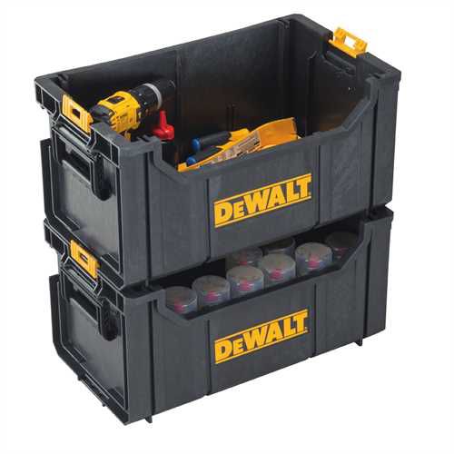 Cassetta in polipropilene - DWST08205 - DEWALT Industrial Tool - di stoccaggio / con impugnature