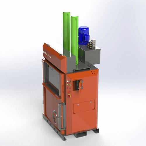 Pressa imballatrice per rifiuti - FK-40 - FabrikTec Brasil - verticale / a carico frontale / automatica