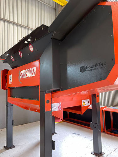 Trituratore primario - FKT-2000 - FabrikTec Brasil - monoalbero / per rifiuti / robusto