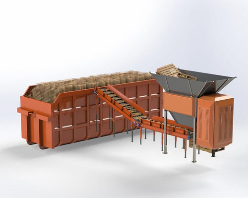 Trituratore primario - FKT-300 - FabrikTec Brasil - monoalbero / per legno / per rifiuti