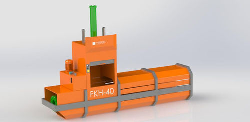 Pressa imballatrice per rifiuti - FKH-40 eco - FabrikTec Brasil - orizzontale / a carico frontale / automatica
