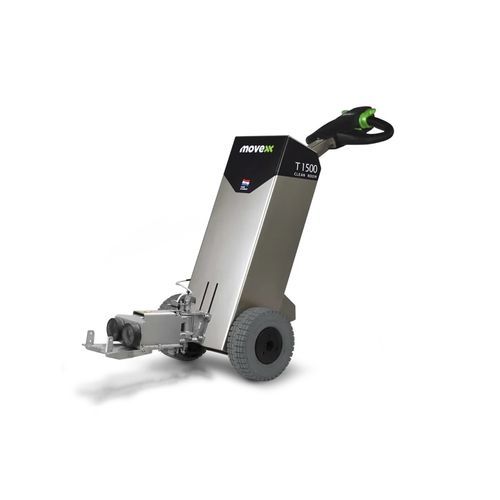Trainatore elettrico - TT1500-T-Cleanroom - Movexx International BV - a 2 ruote / a guida a bordo / industriale