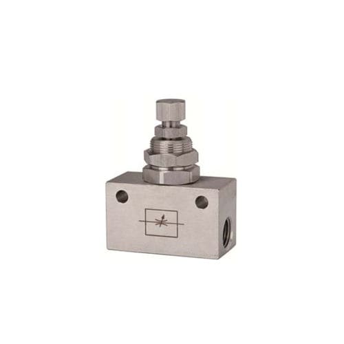 Valvola a pistone - ES 225.53 - RIEGLER & Co.KG - a comando pneumatico / per controllo di flusso / filettata