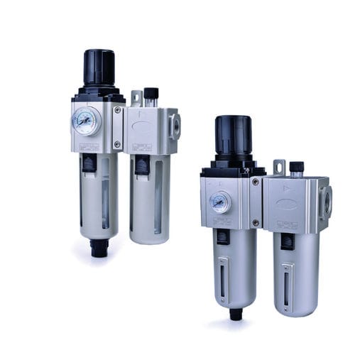 Regolatore di pressione per aria compressa - GACL 11 - RIEGLER & Co.KG - a diaframma / monostadio / in PC