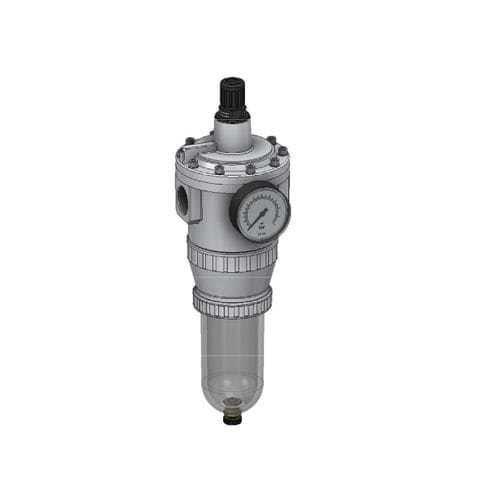 Regolatore di pressione per aria compressa - 678.42 K-HA P - RIEGLER & Co.KG - a diaframma / monostadio / in PC