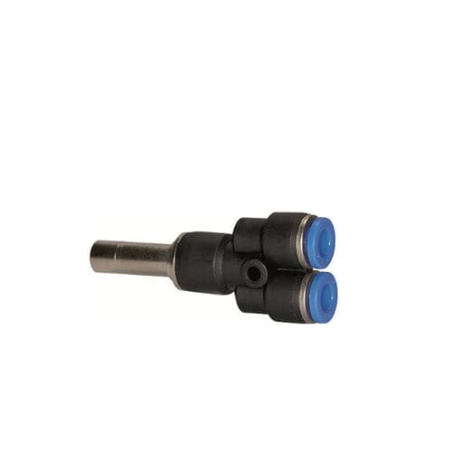 Raccordo pneumatico - 142.004 - RIEGLER & Co.KG - push-in / a Y / in plastica