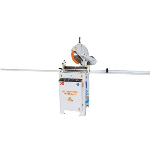 Macchina da taglio con testa superiore - SÇ431 - PLASTMAK MACHINE - a lama rotativa / per alluminio / per PVC