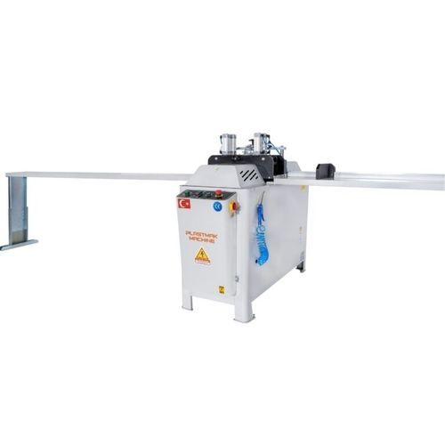 Macchina da taglio fermavetro - S.Ç 301S - PLASTMAK MACHINE - a lama rotativa / per alluminio / per PVC