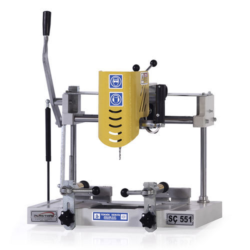 Fresatrice portatile - SÇ551 - PLASTMAK MACHINE - 2 assi / verticale / per PVC