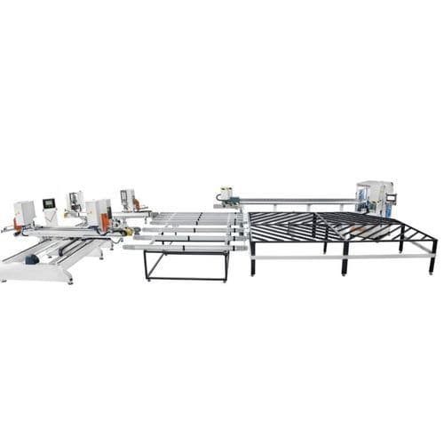 Linea di saldatura a quattro angoli - PVC 4 - PLASTMAK MACHINE - automatica / ad alta velocità / CNC