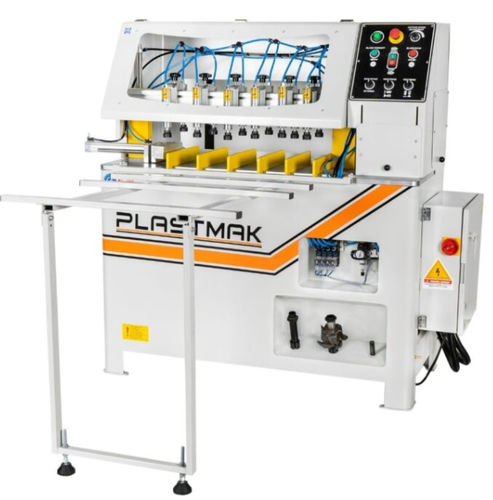 Intestatrice multisistema - SÇ 211 S - PLASTMAK MACHINE - per PVC / sei profili