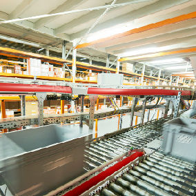 Trasportatore a rulli - Jiangsu EBIL Intelligent Storage Technology Co.,Ltd. - orizzontale / per pallet / per sacchi