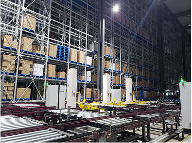 Trasportatore a rulli - Jiangsu EBIL Intelligent Storage Technology Co.,Ltd. - modulare / per pallet / per pezzi