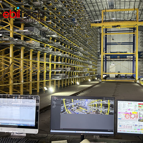 Sistema di stoccaggio automatico per prodotti lunghi - EBILTECH-ALMSS - Jiangsu EBIL Intelligent Storage Technology Co.,Ltd. - compatto / modulare / a nido d'ape