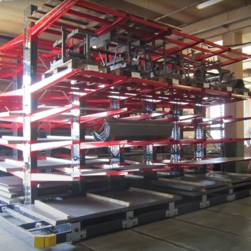 Scaffalatura per magazzino di stoccaggio - Jiangsu EBIL Intelligent Storage Technology Co.,Ltd. - cantilever / mobile / per carichi lunghi