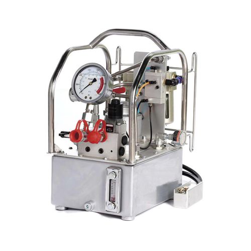 Centralina idraulica con motore pneumatico - QMP304 series - Pingyuan Jingke Hydraulic Co., Ltd - per chiave dinamometrica / portatile / con sistema di raffreddamento
