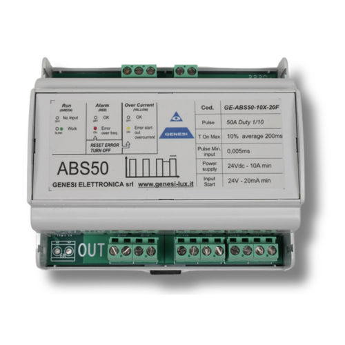 Controllore d'illuminazione Ethernet - ABS50 - GENESI ELETTRONICA SRL - USB / EtherCAT / 1 canale