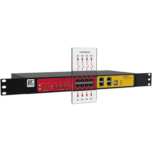 Switch Ethernet gestibile - ipELB - IPCOMM GmbH - 4 porte / integrato / in linea