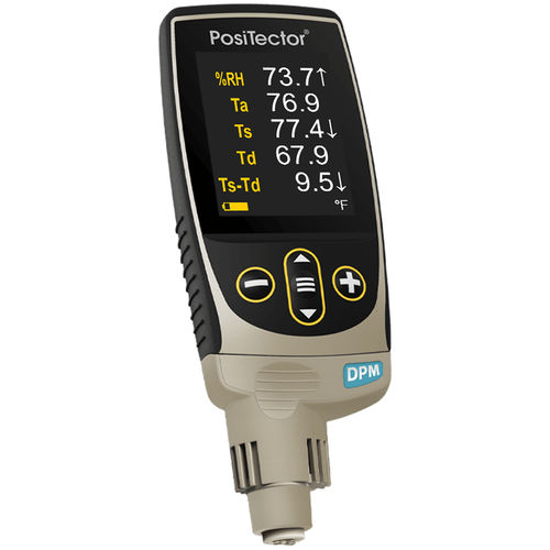 Apparecchio di misura del punto di rugiada portatile - PosiTector® DPM series - DeFelsko Corporation - IP65 / di precisione / con registratore di dati