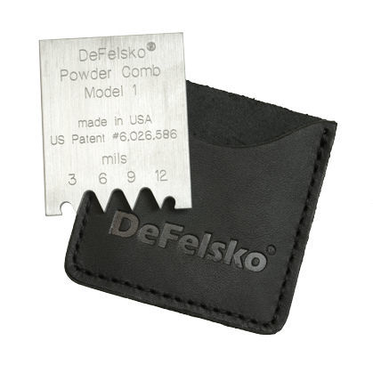 Misuratore di spessore per polvere - PC series - DeFelsko Corporation - portatile / a pettine per film umido / con calibrazione manuale