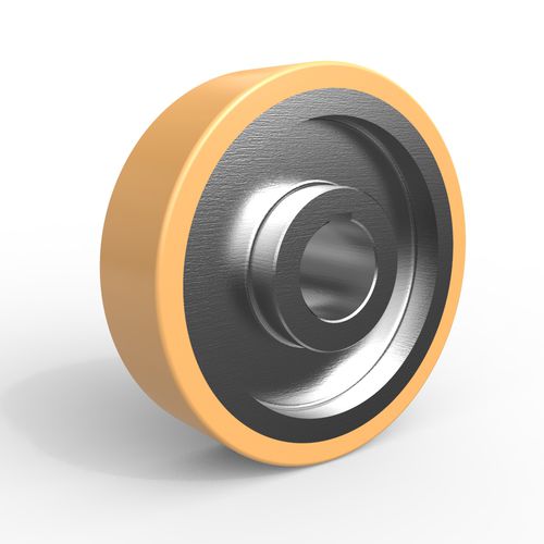 Ruota con fascia - Dongguan Yalide Technology Co.,LTD - in poliuretano / per carichi pesanti / per movimentazione