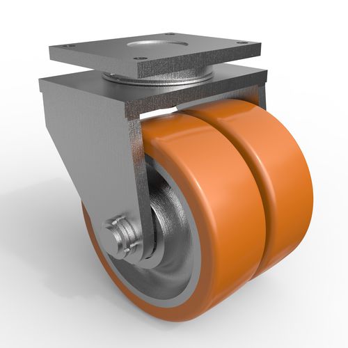 Ruota girevole - Dongguan Yalide Technology Co.,LTD - con piastra girevole / in poliuretano