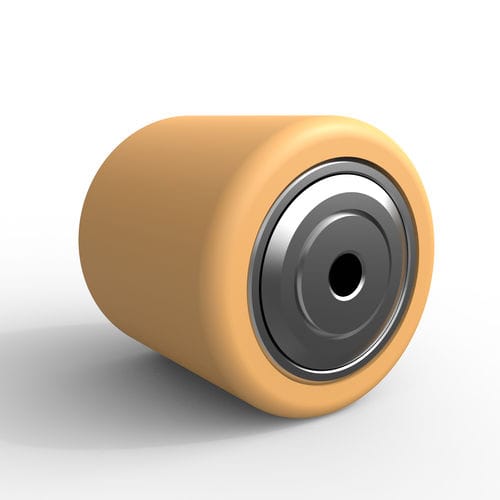 Ruota con fascia - Dongguan Yalide Technology Co.,LTD - in poliuretano / per movimentazione / per motore