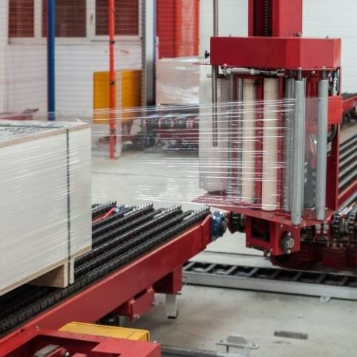 Avvolgitrice fasciapallet a braccio rotante - Buy a Conveyor - automatica / per pellicola estensibile