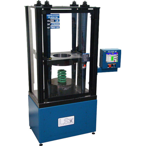 Macchina per prova di compressione - FLASH 36 - Larson Systems Inc. - di trazione / a motore / di molle