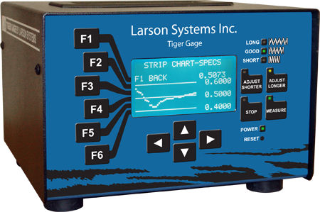Strumento di misura di lunghezza - Tiger Gage - Larson Systems Inc. - digitale / per molle
