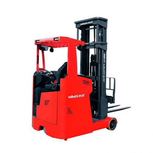 Carrello elevatore retrattile con alimentazione a batteria - MFZ series - MiMA electric forklift - con seduta laterale / per corsie strette