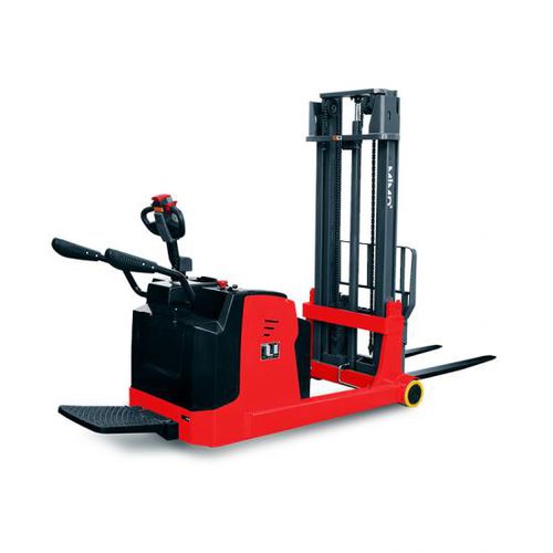 Accatastatore a batteria - MBB series - MiMA electric forklift - con piattaforma per conducente / per magazzino / per movimentazione