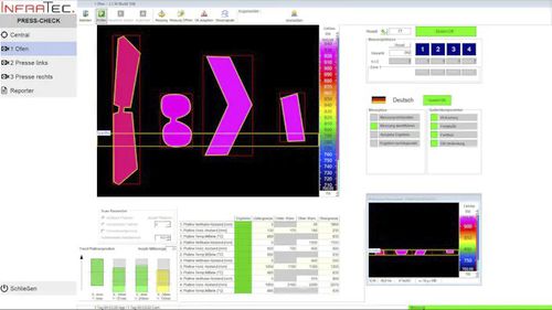 Sistema di monitoraggio di temperatura - PRESS-CHECK - InfraTec GmbH Infrarotsensorik und Messtechnik - di posizione / di misura / per pressa
