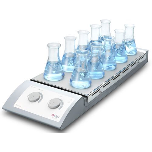 Agitatore di laboratorio magnetico - MS-H-S10 - DLAB Scientific Co., Ltd. - per fiale / da banco / a piastra riscaldante