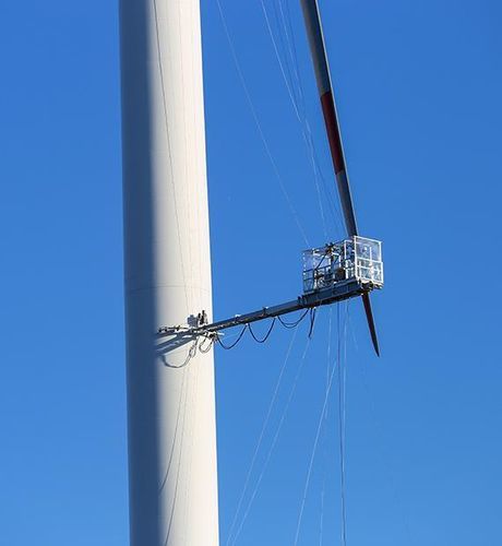 Piattaforma da lavoro - SOFIT-Z3 - Ficont Industry (Beijing) Co., Ltd. - sospesa / per centrale eolica / porta-operatore